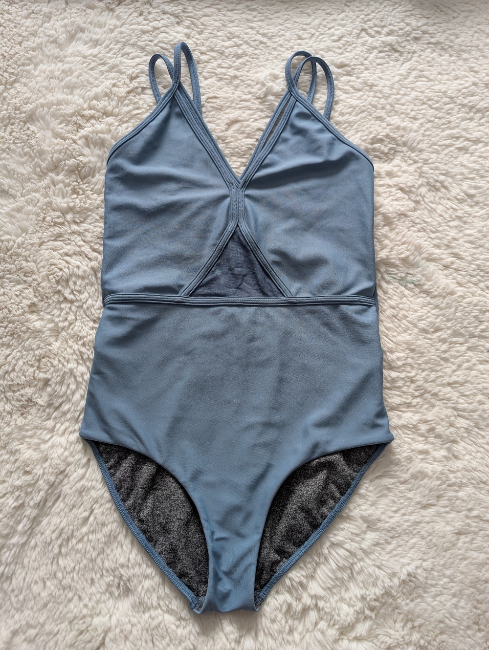 Five Dancewear Five The Label Dusty Blue Manhattan Ballet Dance Leotard Sz. MA